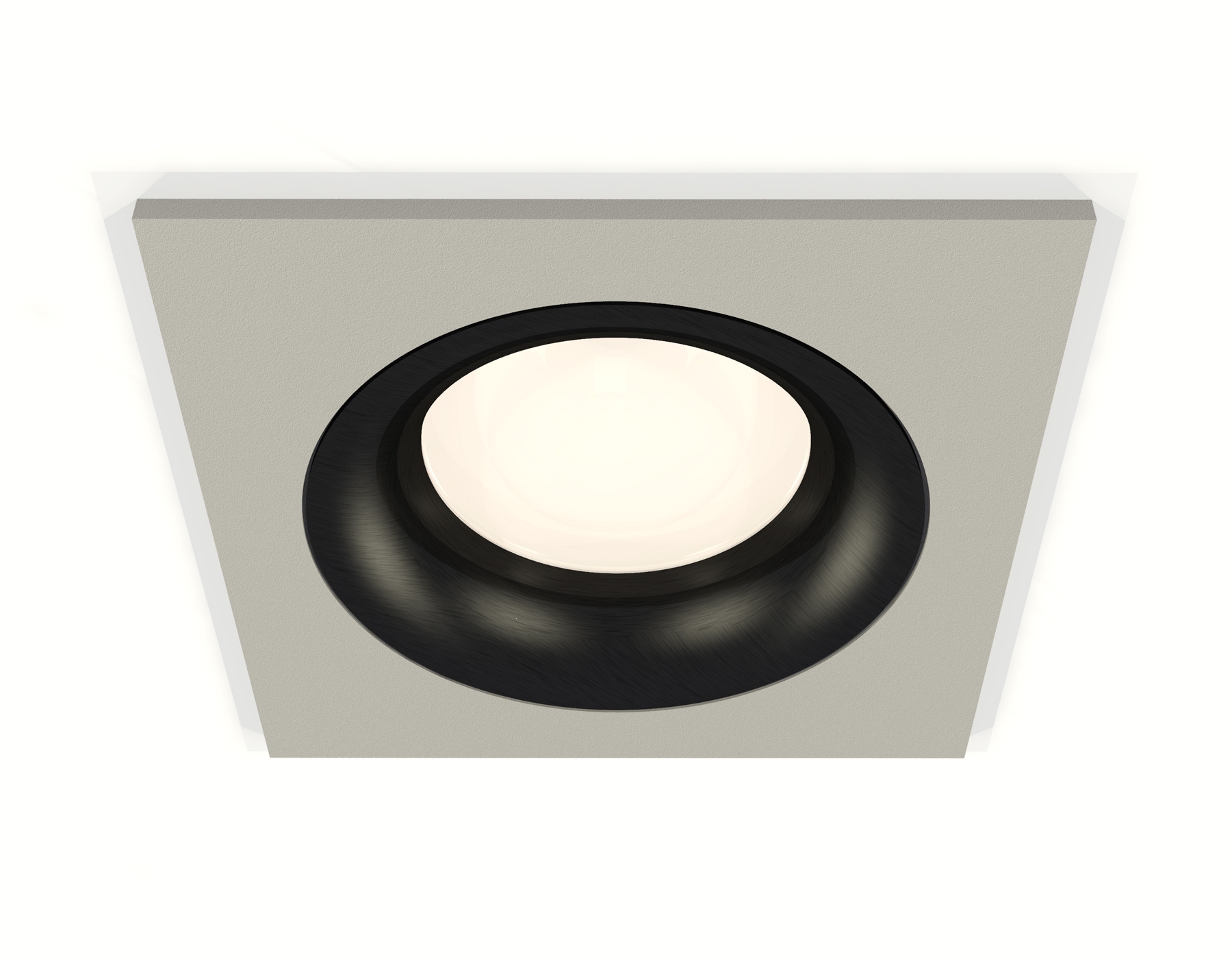 Комплект встраиваемого светильника Ambrella light XC7633002 SGR/PBK серый песок/черный полированный MR16 GU5.3 (C7633, N7011)