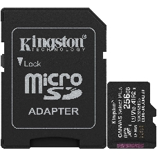 Флеш карта microSDXC 256Gb Kingston SDCS3/256Gb Canvas Select Plus + adapter