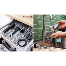 Мясорубка электрическая Bosch MFWS640B черный, 2100 Вт, 3.5 кг/мин, реверс, насадки - 9