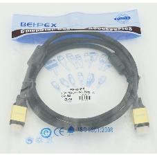 Кабель HDMI Behpex Ver.1.4 Gold jack HDMI(19pin)/HDMI(19pin) 1.8м феррит.кольца позолоченные контакты