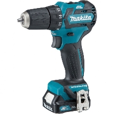 Дрель-шуруповерт Makita HP332DWAE, 10.8 В, 2 Ач, 35 Нм, бесщеточный, ударный
