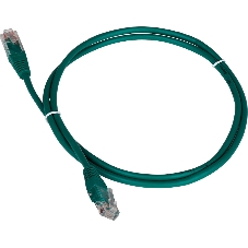 Патч-корд LANMASTER TWT UTP cat.5e, с заливными колпачками, 2.0 м, зеленый