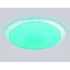 Светодиодный светильник RGB Ambrella light FZ770 WH белый IP20 42W 3000-6500K+RGB 450*55 (ПДУ ИК)