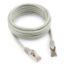 Патч-корд FTP Cablexpert cat.6, 3м, литой, многожильный, серый