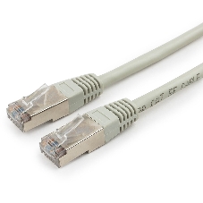 Патч-корд FTP Cablexpert cat.5e, 5м, литой, многожильный серый