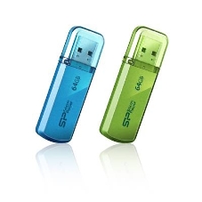 Флешка USB 64Gb Helios 101 SP064GbUF2101V1N USB 2.0 зеленый