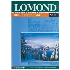 Фотобумага Lomond односторонняя матовая, 180г/м2, A4 (21X29,7)/25л. для струйной печати