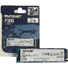 Накопитель SSD Patriot P300, 2Tb, PCIe 3.0 x4, M.2 2280, NVMe, R/W 2100/1650
