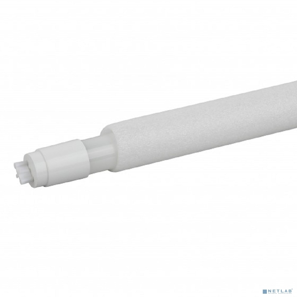 Лампа светодиодная ЭРА STD LED T8-10W-865-G13-600мм G13 поворотный 10 Вт трубка стекло холодный дневной свет пенорукав