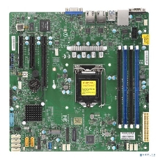 Серверная материнская плата Supermicro MBD-X11SCL-F-B, LGA1151, Intel C242, DDR4, 1xM.2, 2x1Gb LAN, D-Sub, microATX