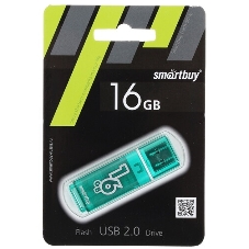 Флешка USB Smartbuy Glossy series Black (SB16GbGS-K), 16Gb, USB 2.0, R/W 25/15, черный