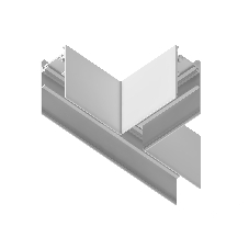 GL3373 WH белый коннектор T-образный для накладного шинопровода L170*85*53.7