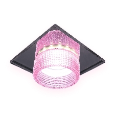Светильник Ambrella light TN356 CH/PI хром/розовый GU5.3+3W (LED COLD) 95*95*45