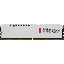 Оперативная память Kingston Fury Beast, DDR5, 32Gb (1x32GB), 5200MHz, CL40, DIMM, радиатор, белый