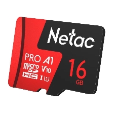 Флеш карта NeTac MicroSD card P500 Extreme Pro 16Gb, retail version w/SD adapter
