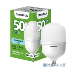 Лампа cветодиодная LED IEK LL-HP-50-230-65-E27-E40-G HP 50Вт 230В 6500К E27-E40 GENERICA