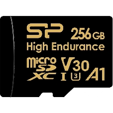 Флеш карта microSD 256Gb Silicon Power microSDHC Class 10 UHS-I A1 V30 U3 (SD адаптер) 100Mb/s