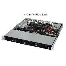 Серверный корпус Ablecom 1U chassis; Mini-ITX, Micro-ATX, ATX MBs; 4 x 3.5'' hsb; 2 x USB; 1 x COM port (Front); 1 x FH expantion slot; 600W (1+1) (80 Plus Platinum); no rails