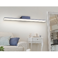 Настенный светодиодный светильник Ambrella light FW424 SBB синий космос/песок LED 4200K 18W 600*50*100