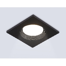 Встраиваемый точечный светильник Ambrella light TN102818 BK черный GU5.3 78*78*28