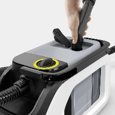 Пылесос моющий Karcher SE 3 Compact Home Floor *EU белый/черный, 500 Вт, уборка влажная/сухая, пылесборник контейнер 2,9 л