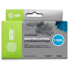 Картридж струйный Cactus CS-CB323N №178XL голубой (14.6 мл.) для HP PS B8553/C5383/C6383/D5463/5510