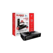 Приставка для цифрового ТВ LUMAX DV2118HD черный, DVB-T2, DVB-T, DVB-C, HDMI, USB 2.0