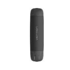 Кард-ридер Vention CLKB0/черный/SD,SDHC,SDXC,TF,micro-SD,micro-SDXC,miсro-SDHC/USB 3.0/Type C/OTG/пластик