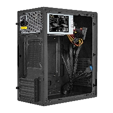 Компьютерный корпус Minitower ExeGate BAA-303MU-UNS500 (mATX, БП UNS500 с вент. 12см, 2*USB+1*USB 3.0, HD Audio, черный)