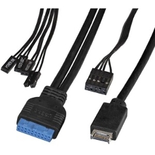 Компьютерный корпус Miditower ExeGate EX287372RUS XP-332UC-XP350 (ATX, XP350 с вент. 12см, 2*USB 3.0+1*TypeC, аудио, черный)
