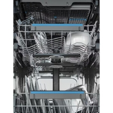 Встраиваемая посудомоечная машина ELECTROLUX EEG63410L/Встраиваемая узкая посудомоечная машина, загрузка на 10 комплектов посуды, сенсорное управление, 8 программ, 44.6x55x82 см, черный, сушка: стандартная (конденсация), индикация на полу: проекция дисплея