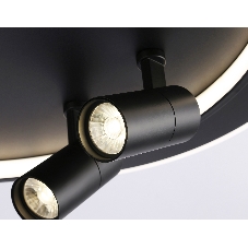 Светильник Ambrella light FL51393/1+2 BK черный 3000K-6400K 65W 560*480*120 (ПДУ РАДИО 2.4G)