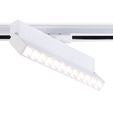 Трековый однофазный светодиодный светильник Ambrella light GL6816 WH белый LED 12W 4200K 24° 230*22*87
