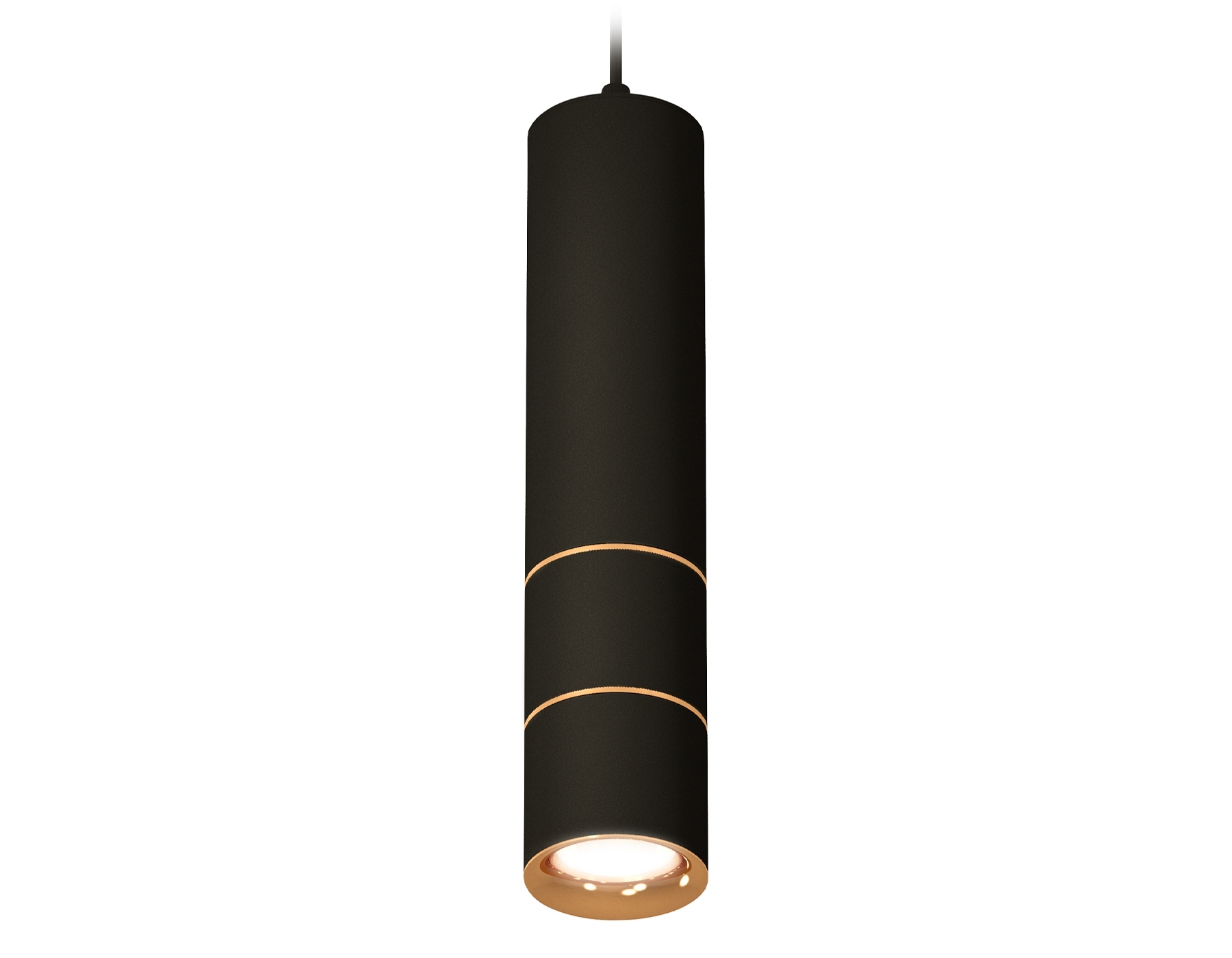 Светильник Ambrella Light XP7402080 SBK/PYG черный песок/золото желтое полированное MR16 GU5.3