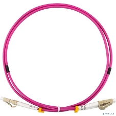 Патч-корд Rexant 50-2611-10 2x50/125 OM4 LC дуплекс-LC дуплекс 10м LSZH малиновый