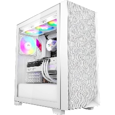 Компьютерный корпус PcCooler C3D510 WH ARGb белый без БП ATX 3x120мм 2xUSB3.0 1xUSB3.1 audio bott PSU