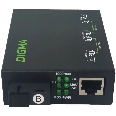 Медиаконвертер Digma DMC-1G53-20B