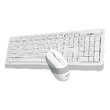 Комплект клавиатура+мышь A4Tech FStyler FG1010S беспроводной, USB, 2000 DPI, белый/серый