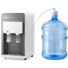 Кулер для воды Vatten LD54JK, настольный, компрессорный, серый/белый
