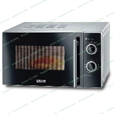 Микроволновая печь Mystery MMW-2032 черный/серебристый, 20 л, 800 Вт, переключатели - поворотный механизм