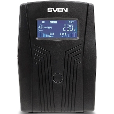 Источник бесперебойного питания Sven Pro+ 650 LCD USB