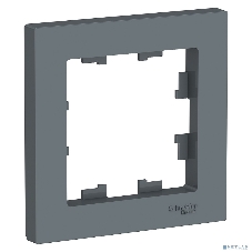 Рамка однопостовая AtlasDesign грифель