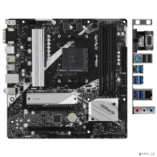 Материнская плата ASRock A520M Pro4, AM4, AMD A520, 4xDDR4, 4xSATA, 2xM.2, 1xPCIe 3.0 x16, DisplayPort, HDMI, D-Sub, 1x1Gb LAN, 3x3.5 мм, 7.1, microATX
