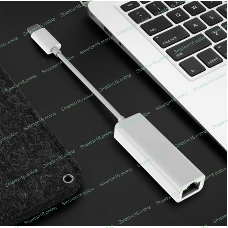 Адаптер GoPower Type-C (m)-RJ-45 (f) 100 мб/с белый (1/100)