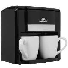 Кофеварка эл. капелн Добрыня DO-3604 (0,3л, 500Вт) 2кружки x6