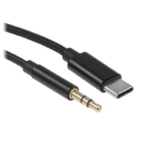 Кабель-переходник USB Cablexpert CCAB-CM35M-1M-B, Type-C/Jack3.5, Mobile, 1м, черный, коробка