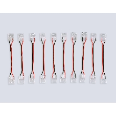 GS7898 Соединитель гибкий двухсторонний COB 12/24V для лент 12mm (2 конт.) (10шт)