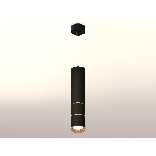 Светильник Ambrella Light XP7402080 SBK/PYG черный песок/золото желтое полированное MR16 GU5.3