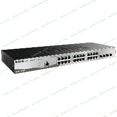 Коммутатор D-Link DGS-1210-28/ME/B1A PROJ Управляемый коммутатор 2 уровня с 24 портами 10/100/1000Base-T и 4 портами 1000Base-X SFP