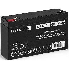 Батарея для ИБП ExeGate EP234537RUS DT 612/EXG6120 (6V 12Ah) клеммы F1